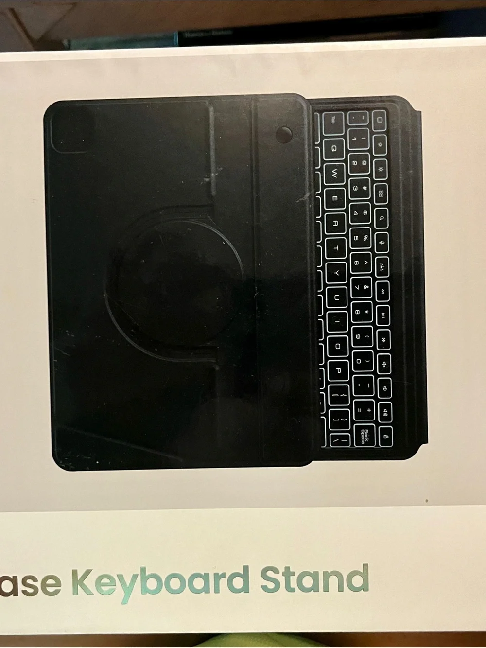 Black Tablet Keyboard Case with Stand - Compatible iPad Accessory
